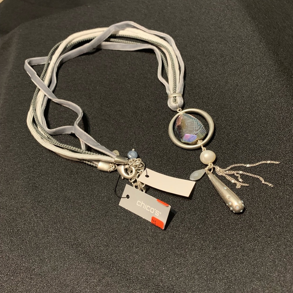 Silver & Gray Necklace